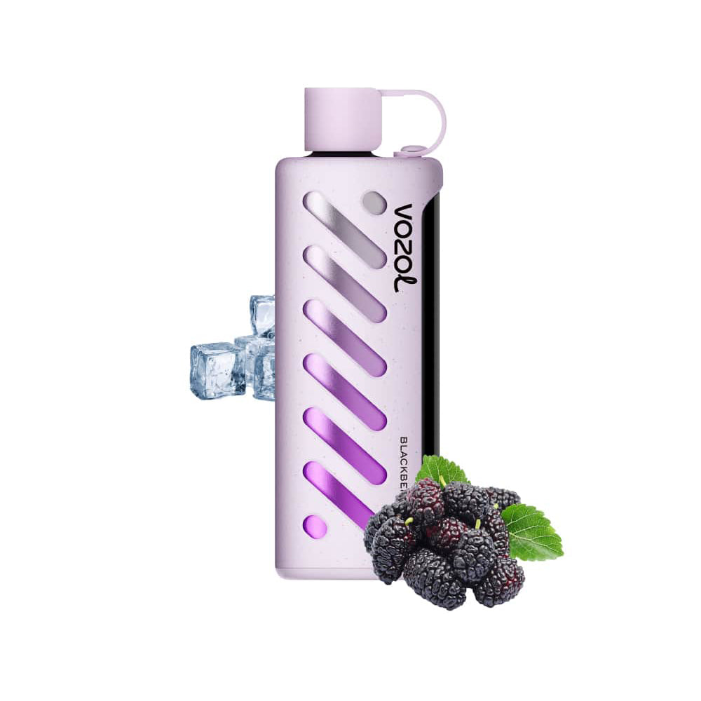 Alt-Text (German):VOZOL 25K GEAR SHISHA mit Middle Eastern Style UI und Dual-Display